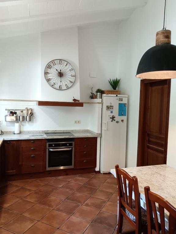 Kuchyň nebo kuchyňský kout v ubytování Villa Claudine