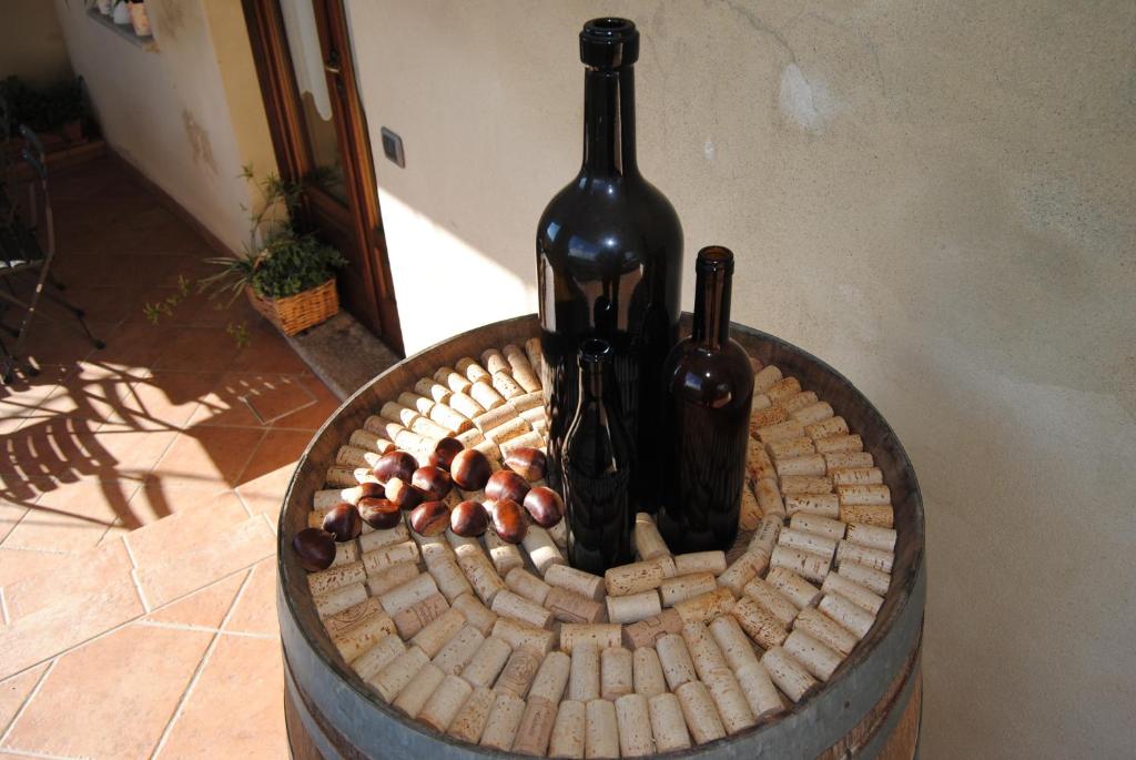 Nápoje v ubytování Agriturismo I Grappoli