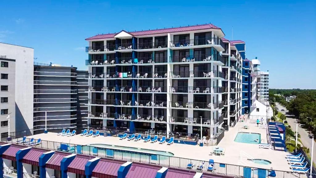 a large building with a lot of chairs at Grande Shores in Myrtle Beach