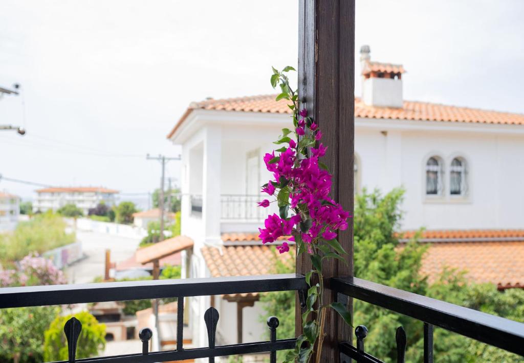 Balkón nebo terasa v ubytování SunVibe Apartment