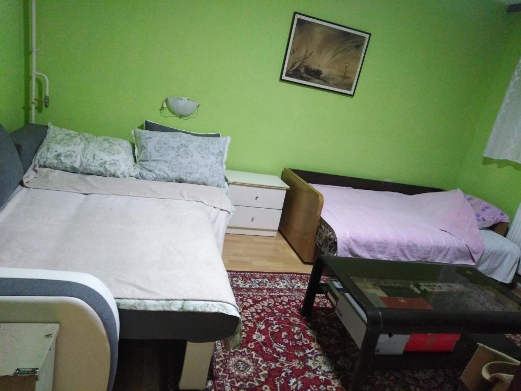 Postel nebo postele na pokoji v ubytování Smestaj Veselka