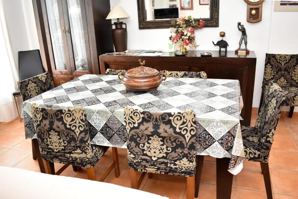 TV a/nebo společenská místnost v ubytování Apartamento rural "LA MUELA"