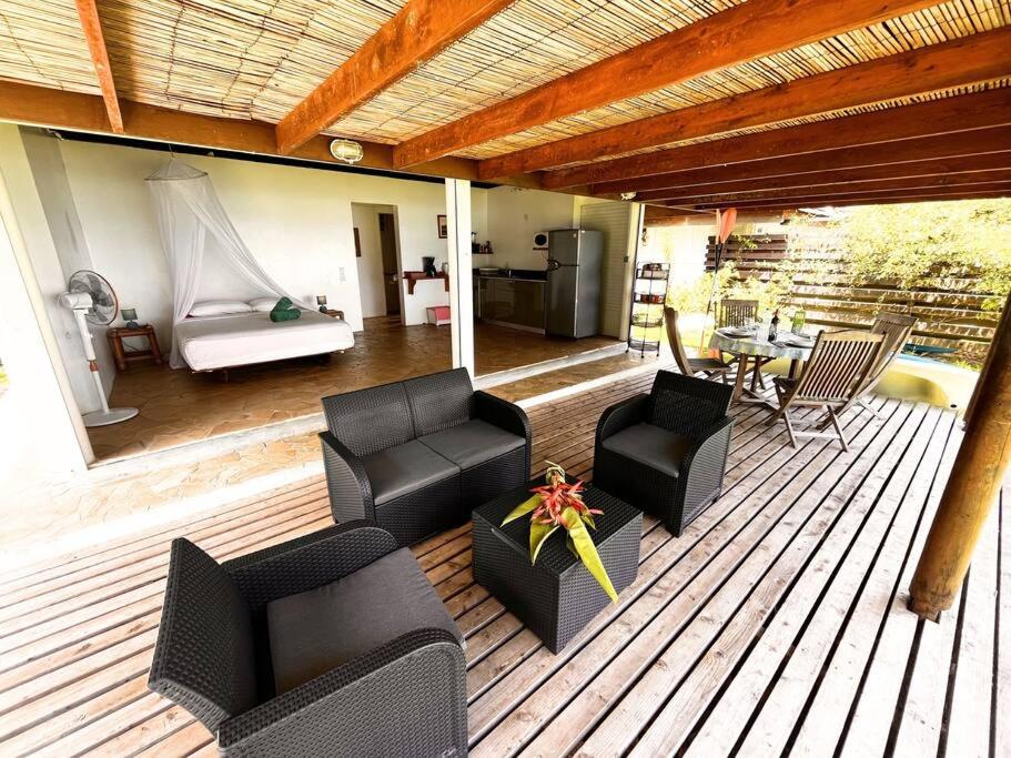 Raimanu Lodge - Climatisation, Fibre, Accès Plage, Parking Privé - photo 12 - Moorea, Polynésie