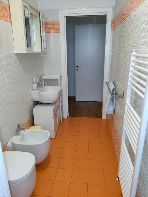 Koupelna v ubytování Silvia house