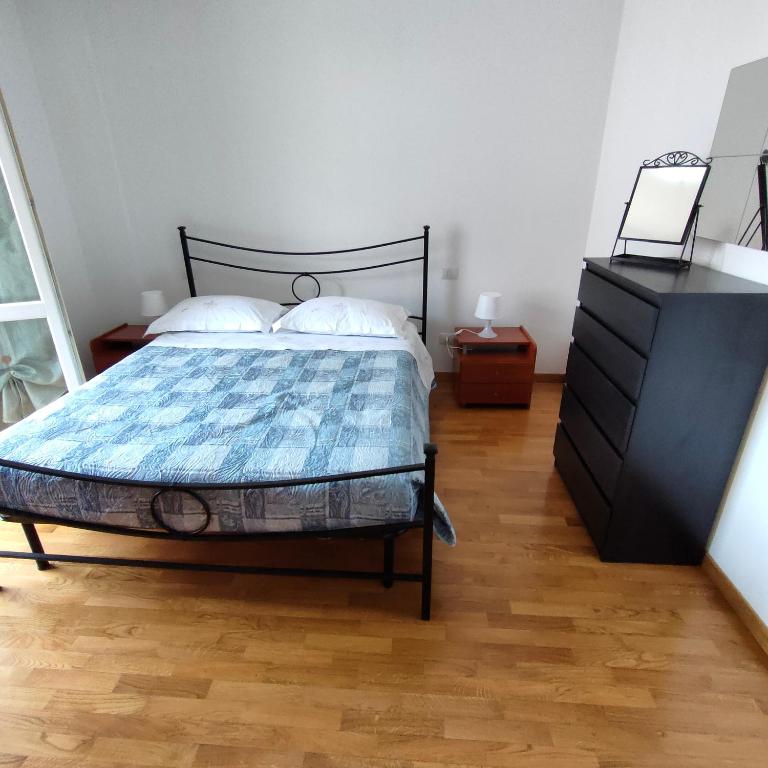 Postel nebo postele na pokoji v ubytování Silvia house