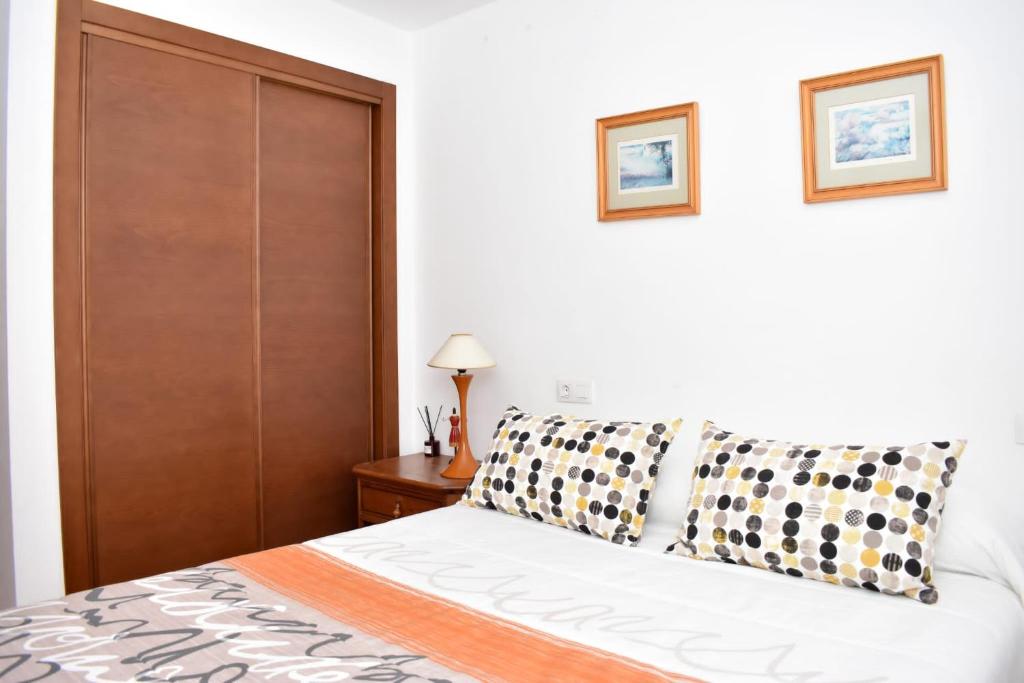 Postel nebo postele na pokoji v ubytování Apartamento rural "LA MUELA"