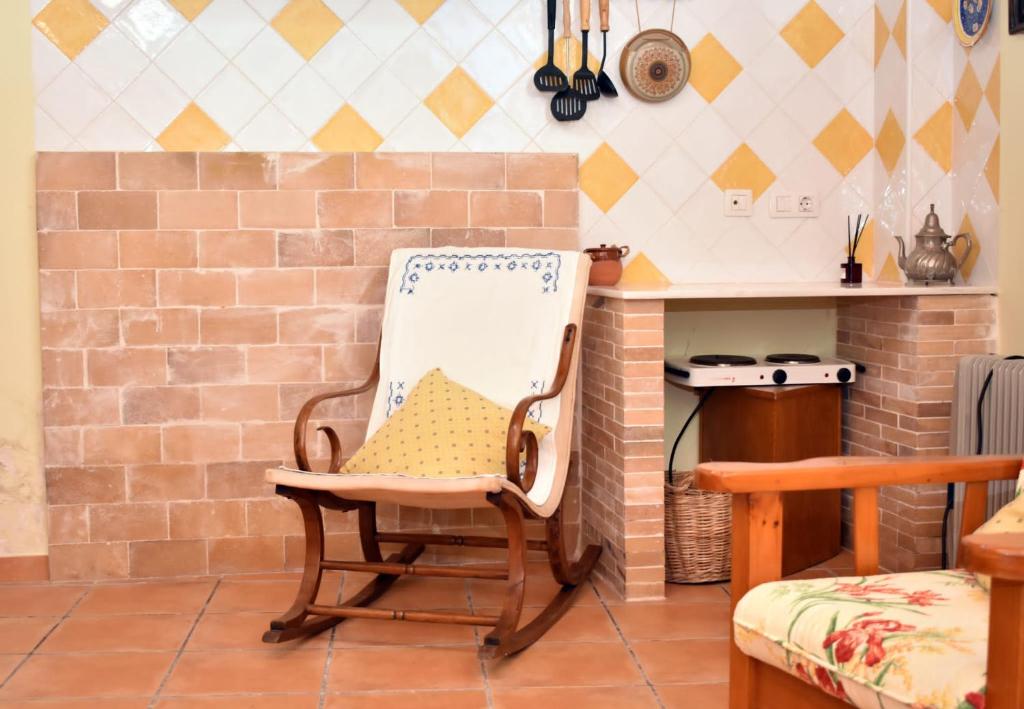 Posezení v ubytování Apartamento rural "LA MUELA"