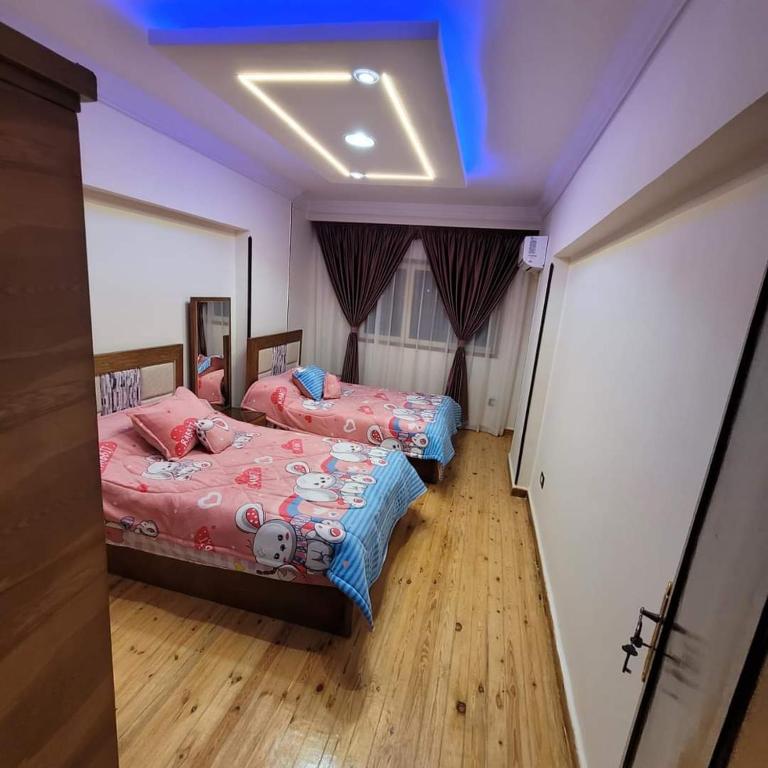 Postel nebo postele na pokoji v ubytování Beit Zaman