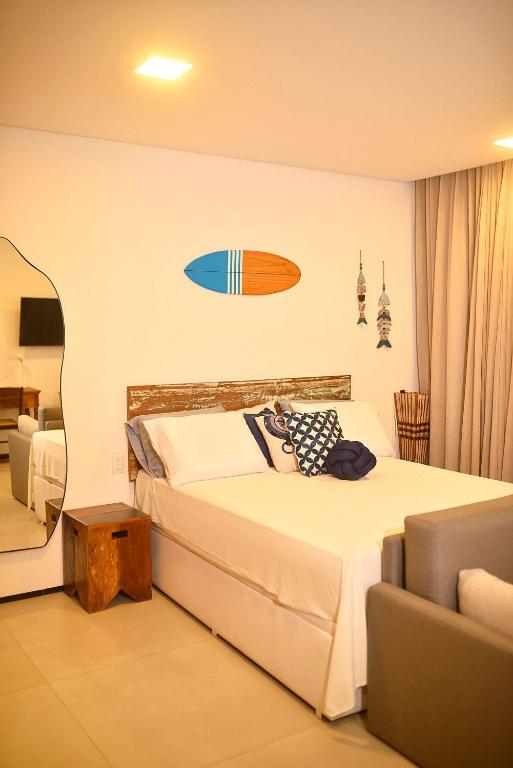 Cama ou camas em um quarto em Estilo Itacaré best location