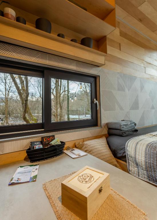 Postel nebo postele na pokoji v ubytování Almásglamp