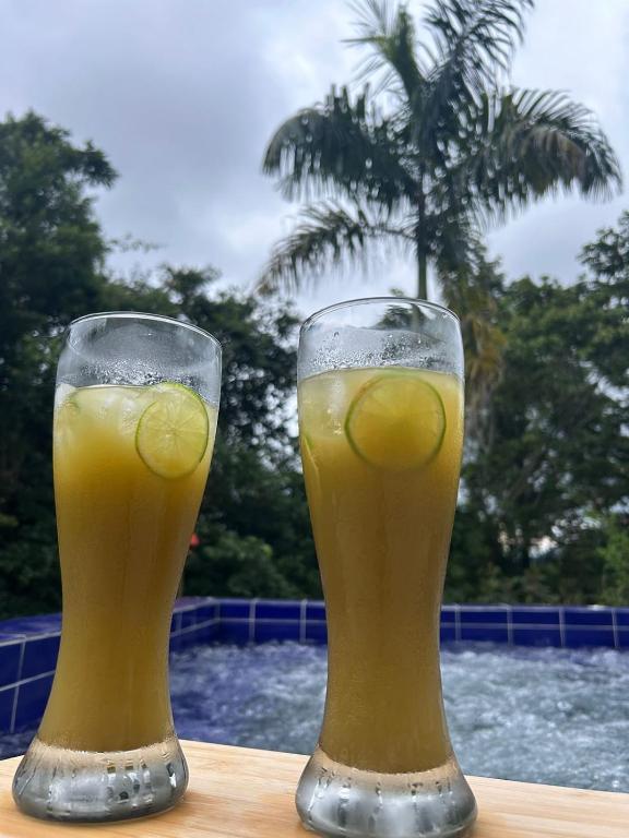 Bebidas en Cabañas Colibrí