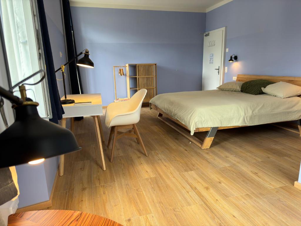 Postel nebo postele na pokoji v ubytování Villa Belforte