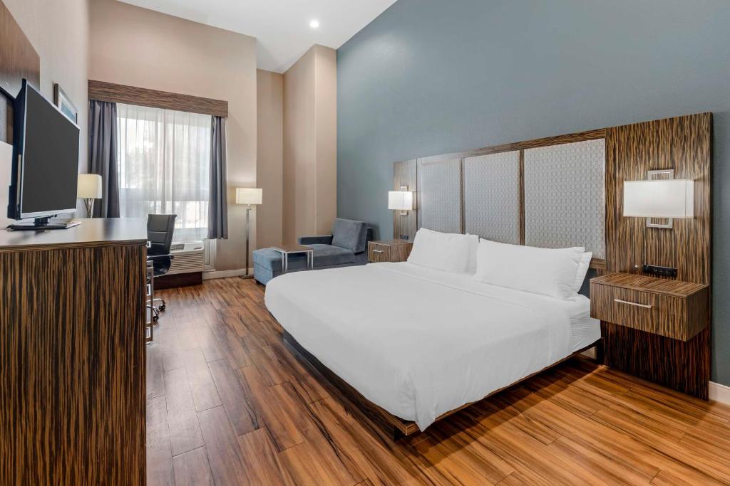 TV a/nebo společenská místnost v ubytování Best Western Plus Pflugerville Inn & Suites