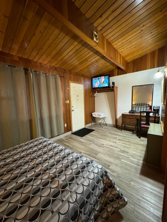 TV a/nebo společenská místnost v ubytování Ace Crown Motel