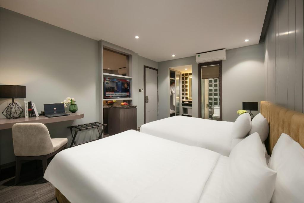 TV a/nebo společenská místnost v ubytování Ping Hotel