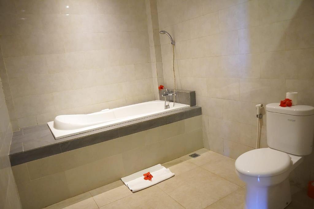 Koupelna v ubytování Wardana Ubud Villa