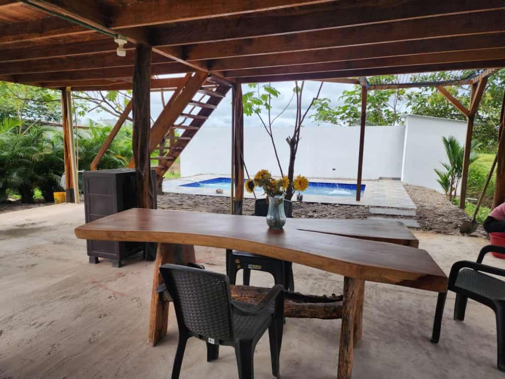 Patio nebo venkovní prostory v ubytování La MALOCA de Villas la Granja