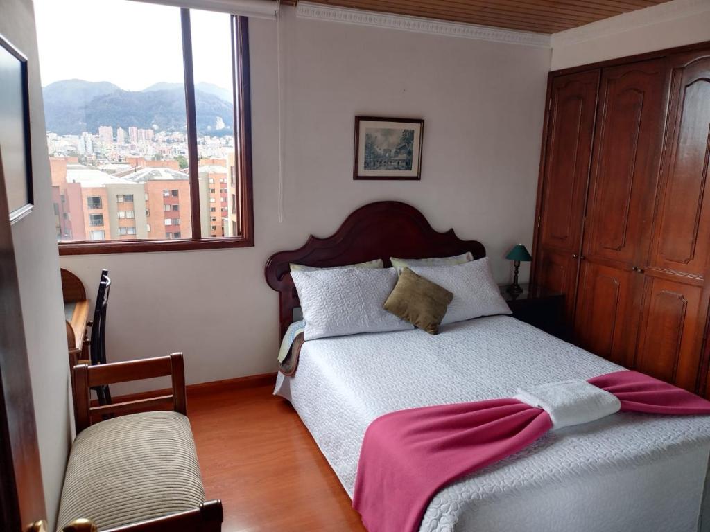Postel nebo postele na pokoji v ubytování Elias Di Caprio - Habitaciones -