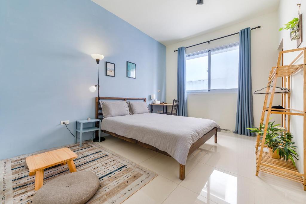 Postel nebo postele na pokoji v ubytování Surf house