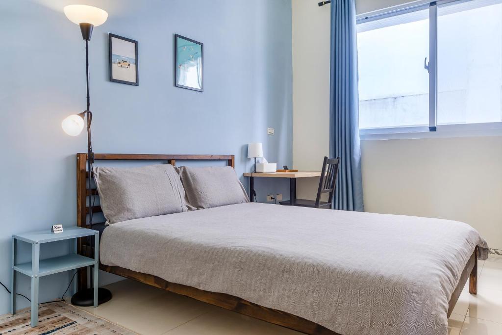 Postel nebo postele na pokoji v ubytování Surf house