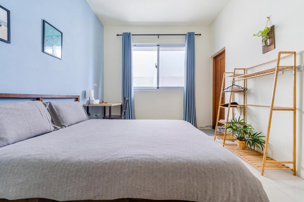 Postel nebo postele na pokoji v ubytování Surf house