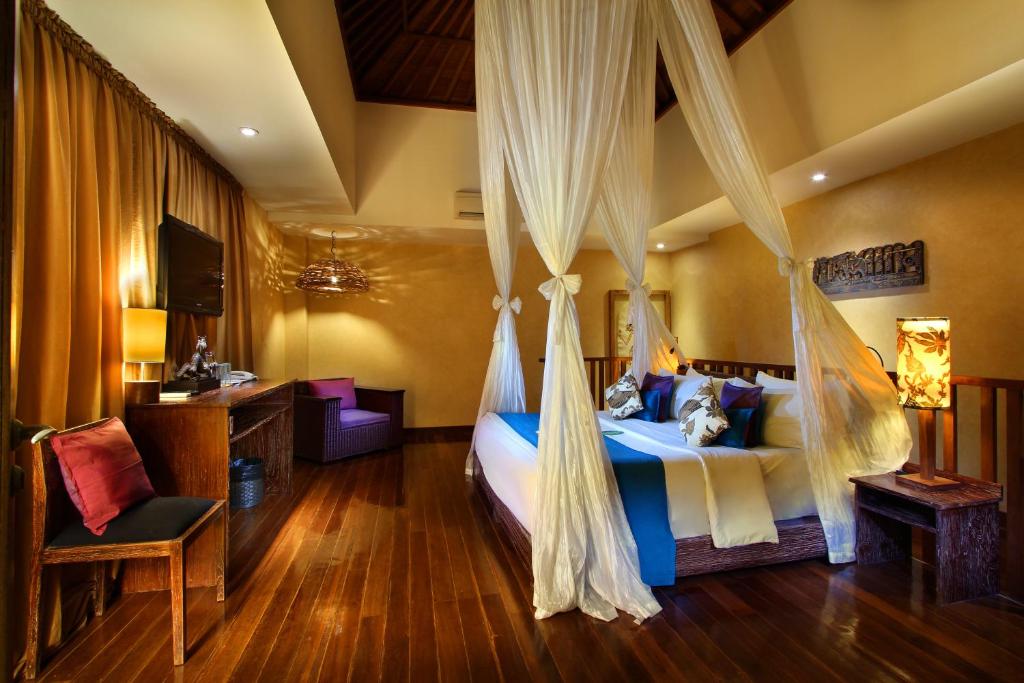 Posezení v ubytování Kupu Kupu Jimbaran Beach Hotel & Spa by L’Occitane
