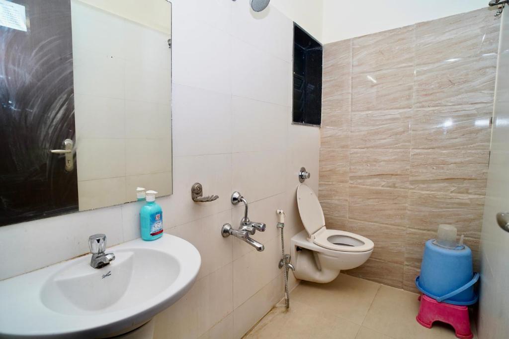 Koupelna v ubytování Hotel Shri Govind