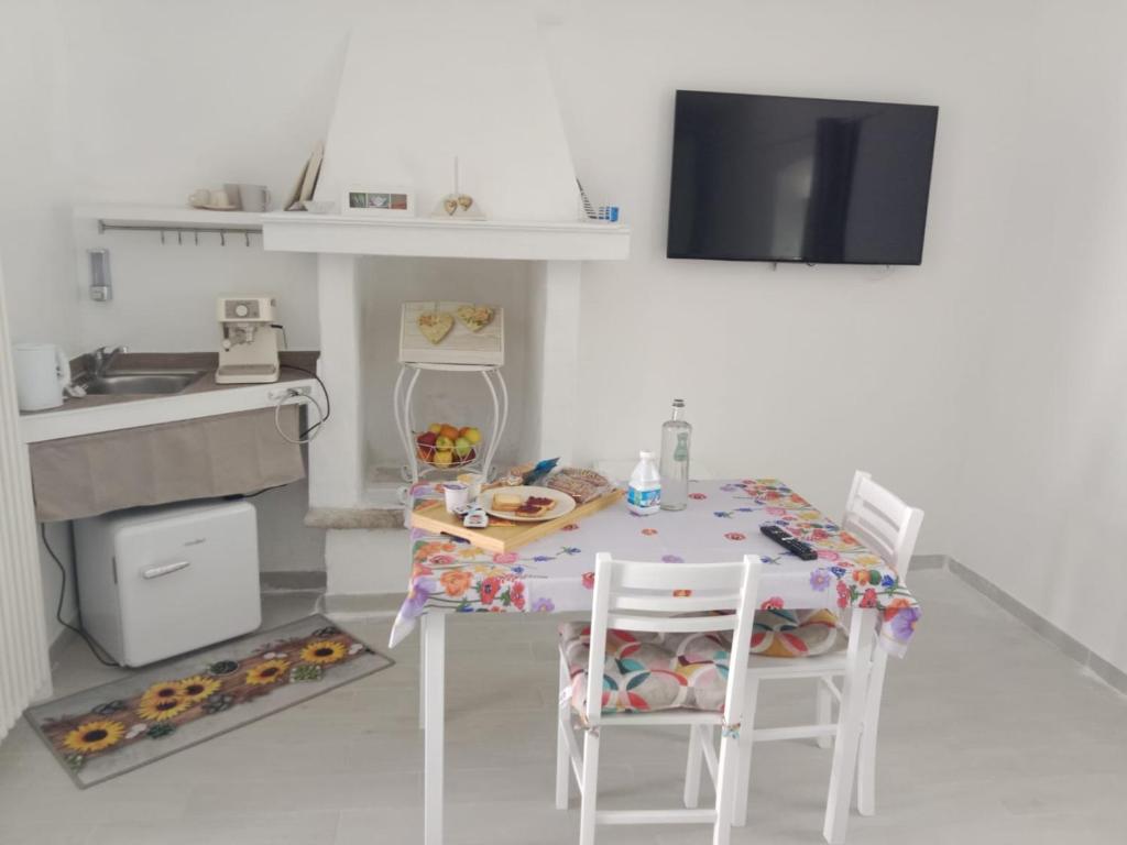TV a/nebo společenská místnost v ubytování B&B Franciacorta White