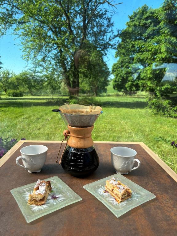 Jídlo v luxury tent nebo okolí
