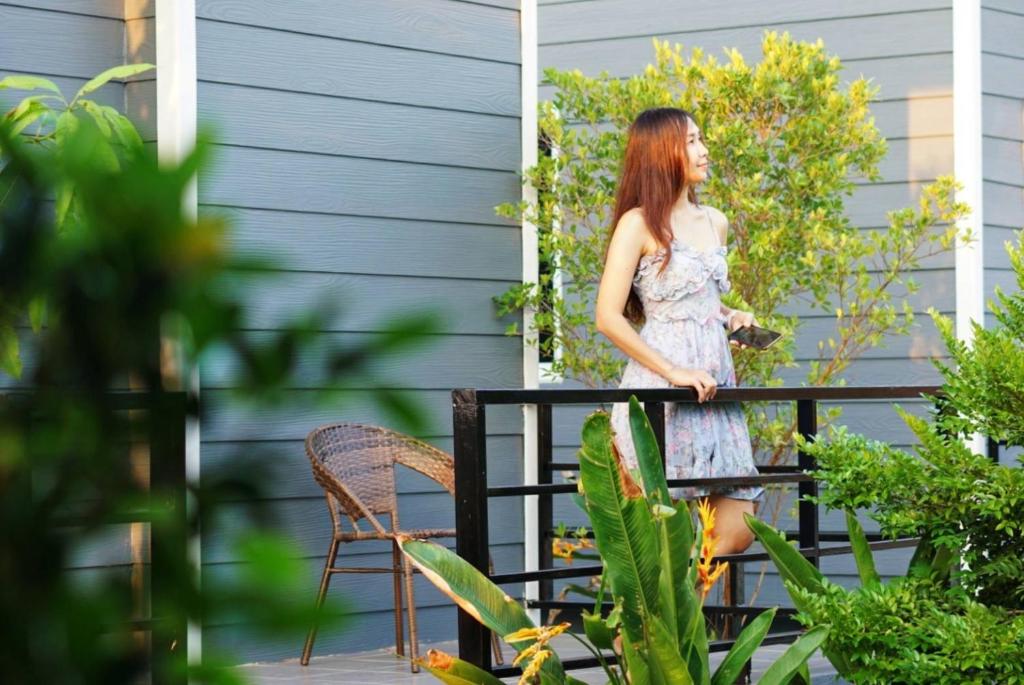 Zahrada ubytování ฟ้ารีสอร์ต FAH Resort