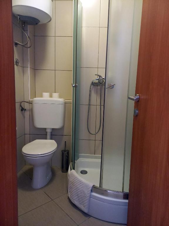 Koupelna v ubytování Villa Marija