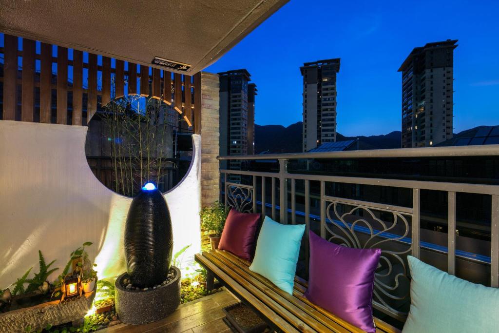 Balkón nebo terasa v ubytování Bed and Breakfast B&B Qianxi 浅喜 SanYa