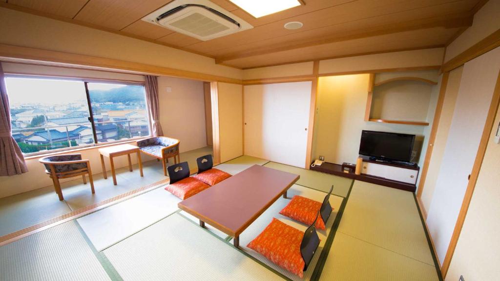 Posezení v ubytování Seaside Hotel Taimaru Kaigetsu
