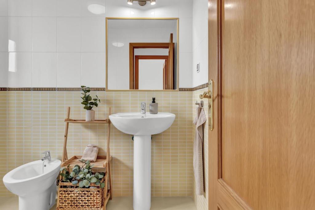 Koupelna v ubytování Villa Manuela