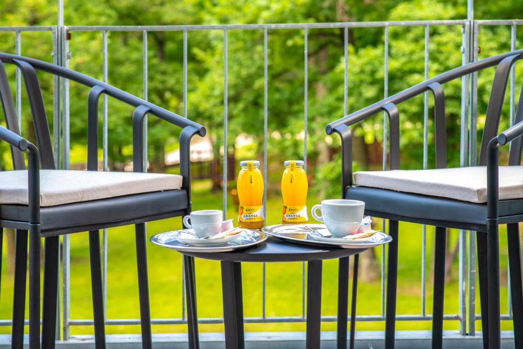 Balkón nebo terasa v ubytování Lifestyle Hotel Mátra