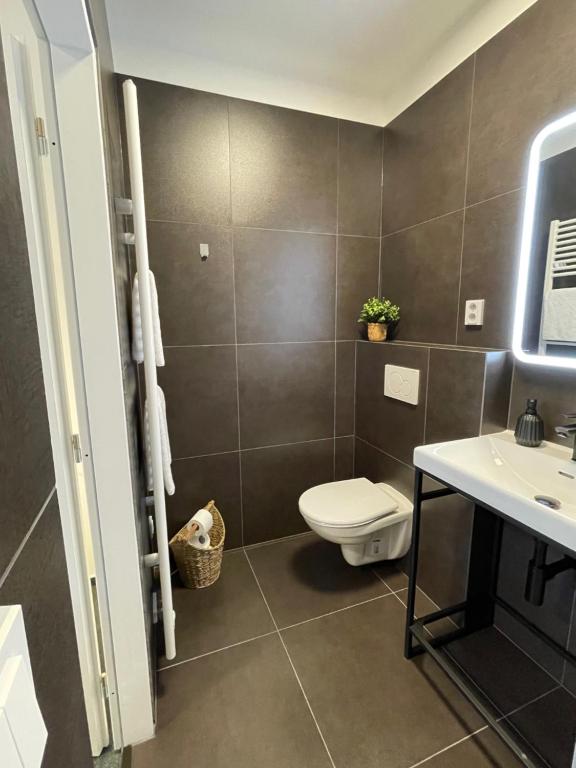 Koupelna v ubytování Hotel U Šuláka
