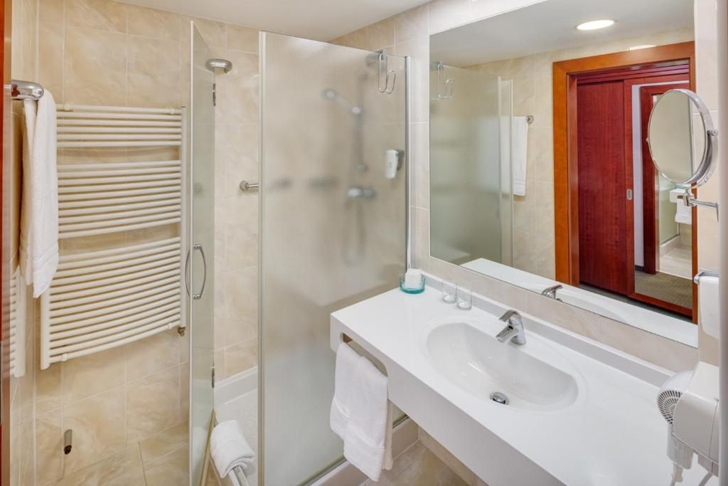 Koupelna v ubytování Spa & Wellness Hotel Olympia Marienbad