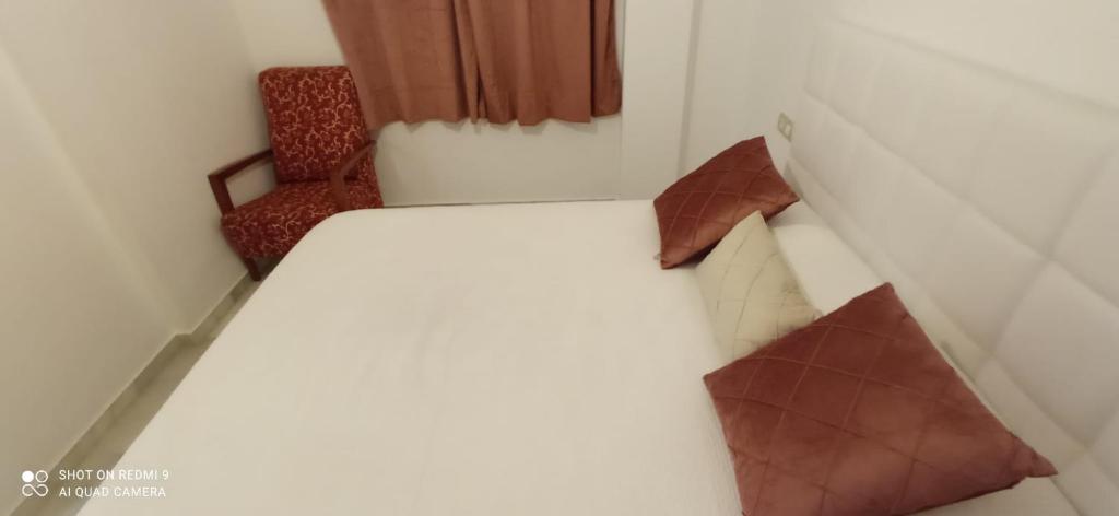 Posteľ alebo postele v izbe v ubytovaní Aparatamento Mirasol Fuengirola.