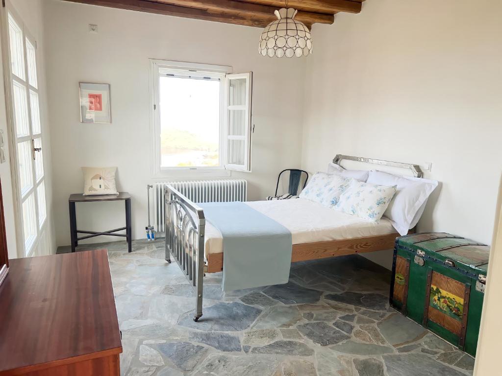 Postel nebo postele na pokoji v ubytování Sea View Serenity
