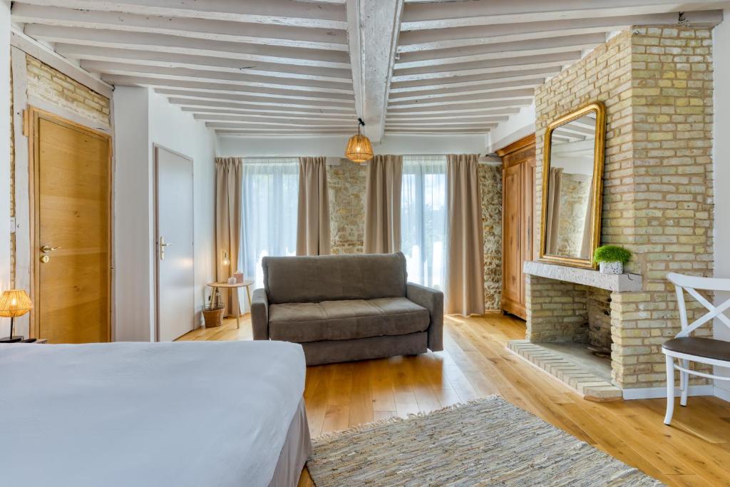 La Dame de Coeur la maison à l'orée de Deauville - Deluxe Quadruple Room