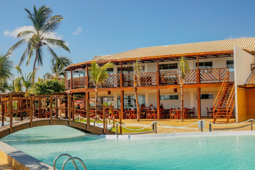 Bazén v ubytování Oiti Beach Resort Tutoia nebo v jeho okolí