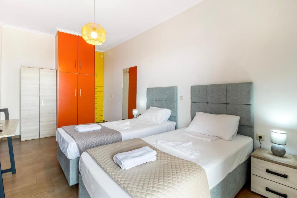 Posteľ alebo postele v izbe v ubytovaní Remvi House