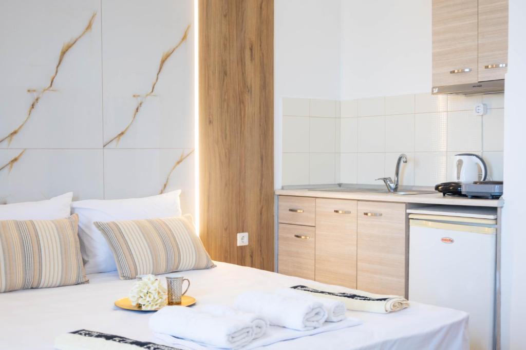 Postel nebo postele na pokoji v ubytování Hotel12