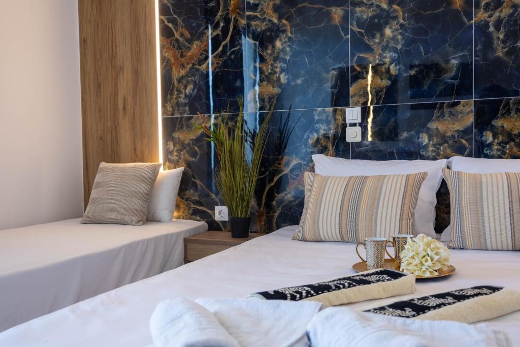 Postel nebo postele na pokoji v ubytování Hotel12
