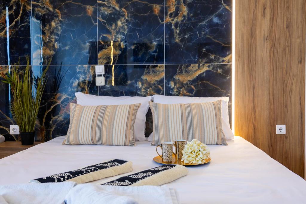 Postel nebo postele na pokoji v ubytování Hotel12