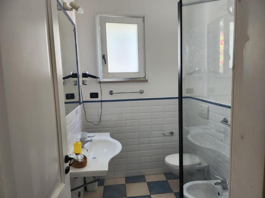 Koupelna v ubytování HOTEL SoleMare Gallipoli
