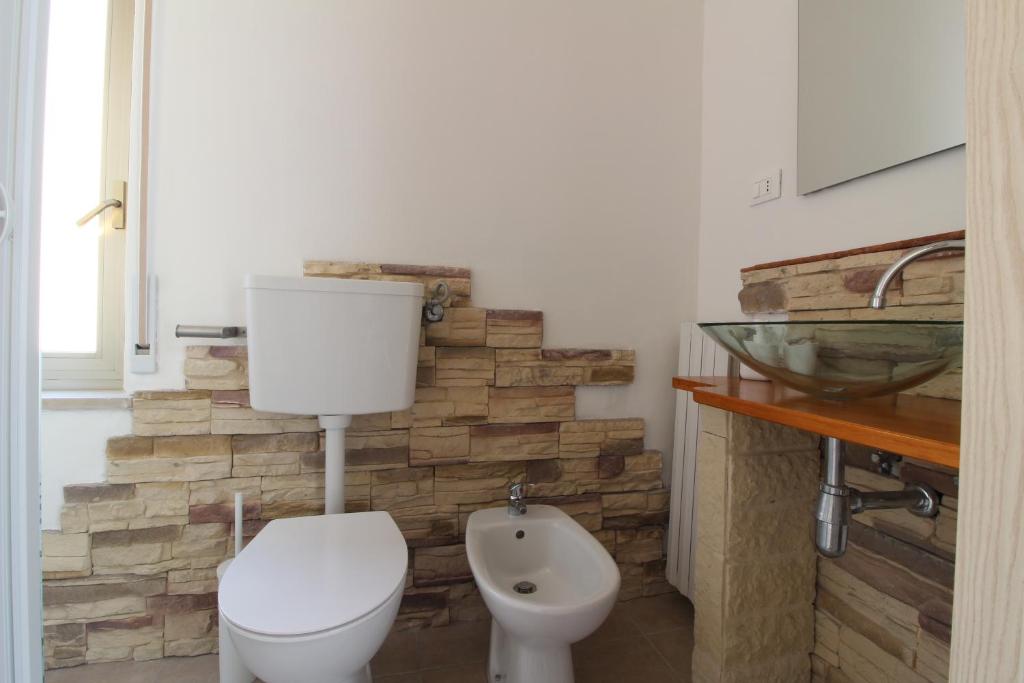 Koupelna v ubytování Acquacorrente Rooms - a due passi dal mare