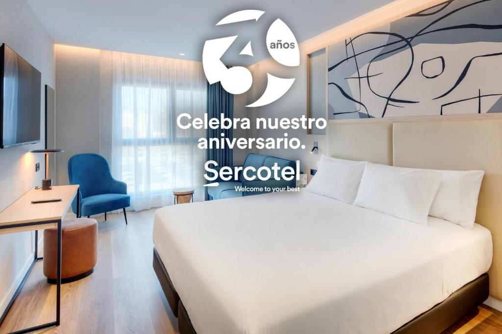Lova arba lovos apgyvendinimo įstaigoje Sercotel Rosaleda Málaga