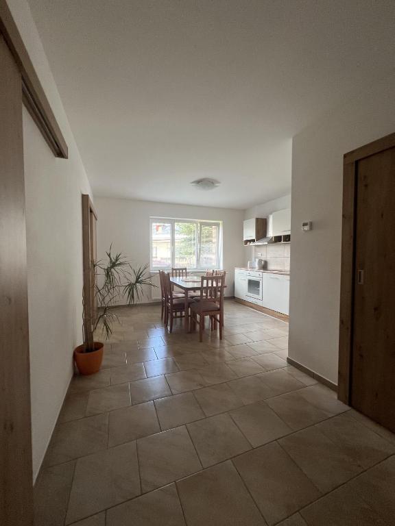 Kuchyň nebo kuchyňský kout v ubytování Apartmány Crystalindo