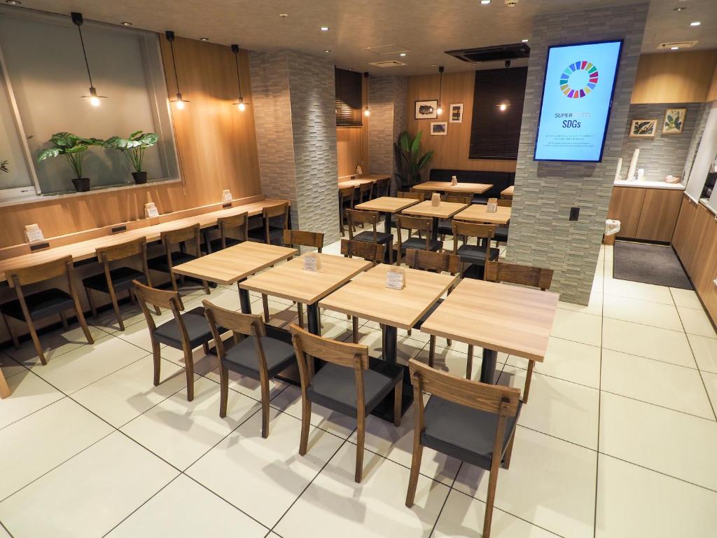 Restaurace v ubytování Super Hotel Tokyo Otsuka